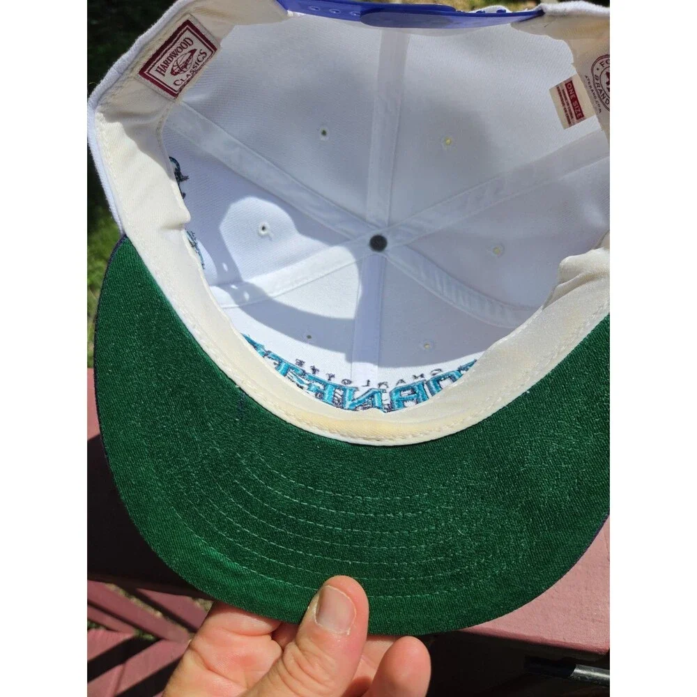 Vintage Charlotte Hornets Snapback Hat 47 Brand Hardwood Classics NBA